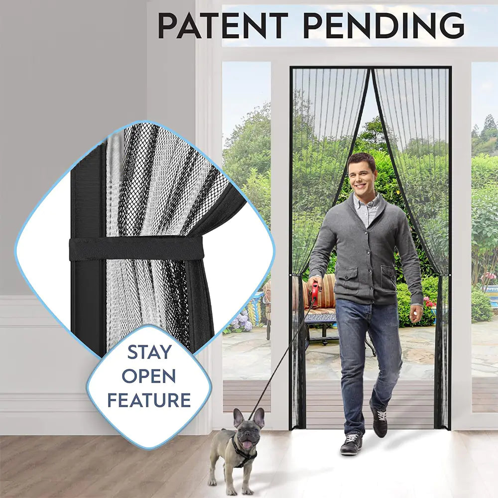 Magnetic Screen Door Curtain for Mosquito Protection