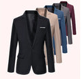 Men's Slim Fit Casual Blazer - Autumn/Winter Style
