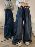 Trendy Wide Leg Slim Fit Ladies Jeans