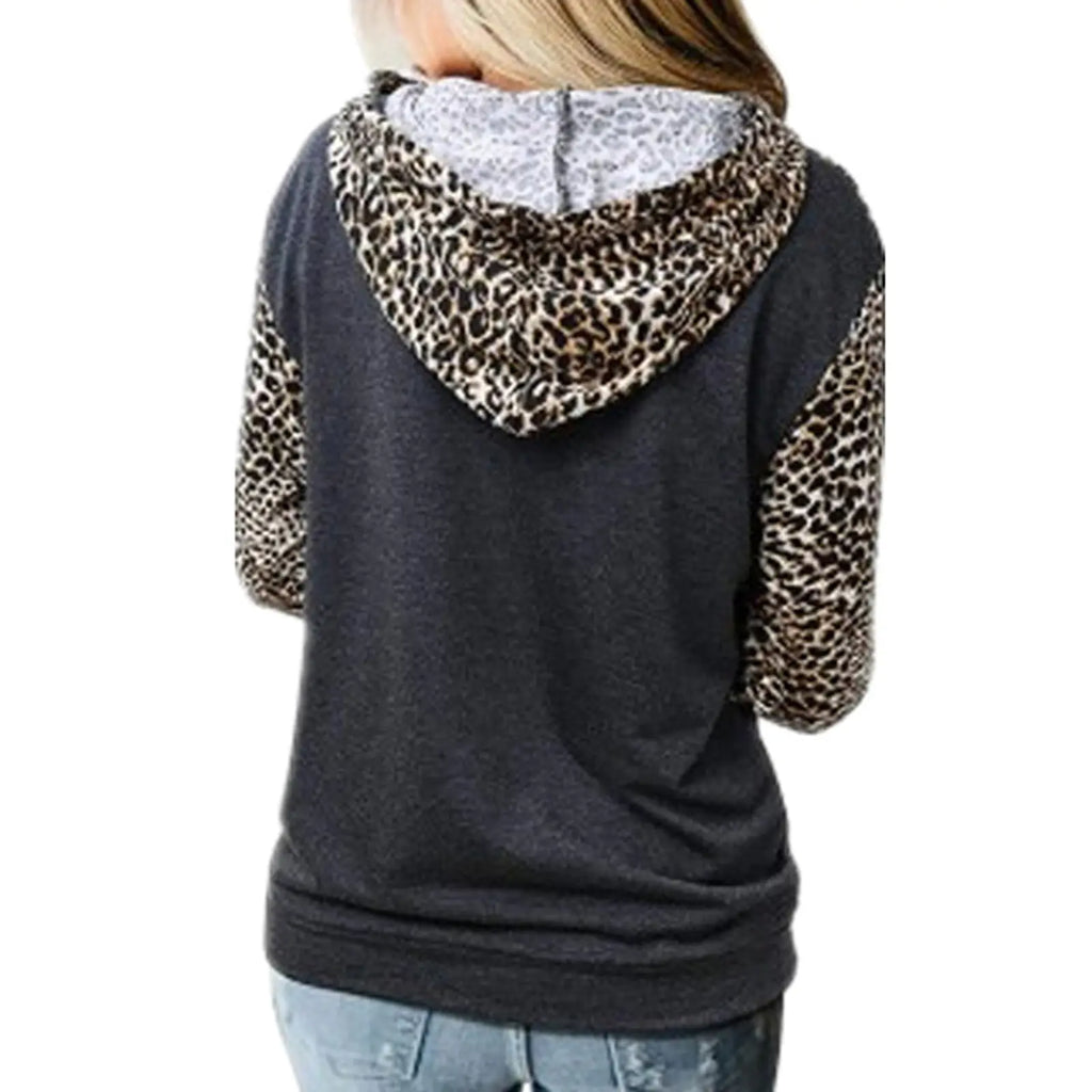 2020 Women's Hooded Graphic Sweatshirt - Casual Style